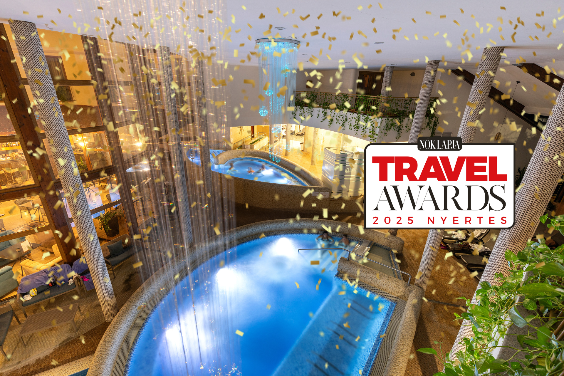 Az ÉV WELLNESS SZÁLLODÁJA 100 szoba alatt!